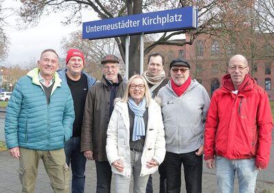 von links: Jörg Döhmer, Thomas Lipphardt, Kurt Kaiser, Maria Eckhardt, Thorsten Kistner, Werner Aßmann, Michael Zaun
